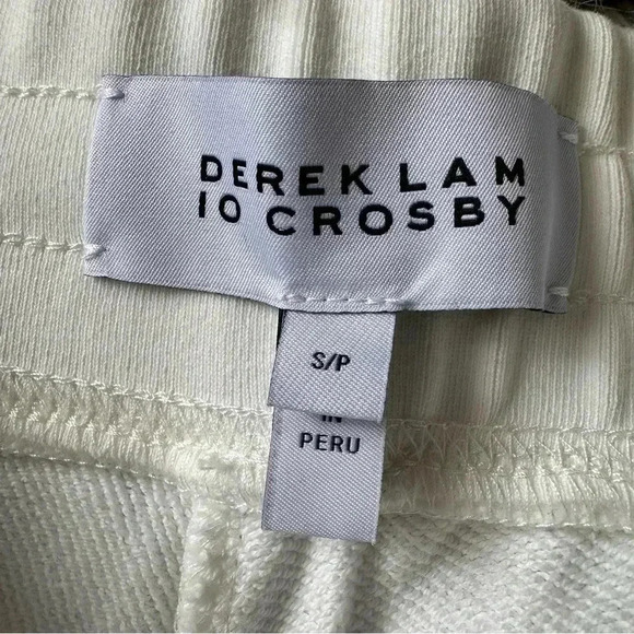 DEREK LAM 10 CROSBY Jax Sailor Straight-Leg Sweatpants Size Small - Picture 7 of 12